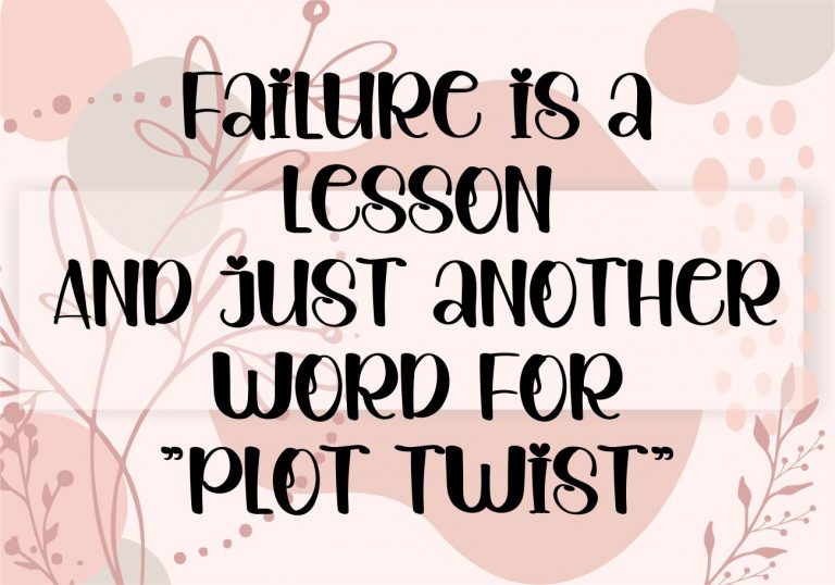 Just another word for “Plot twist”