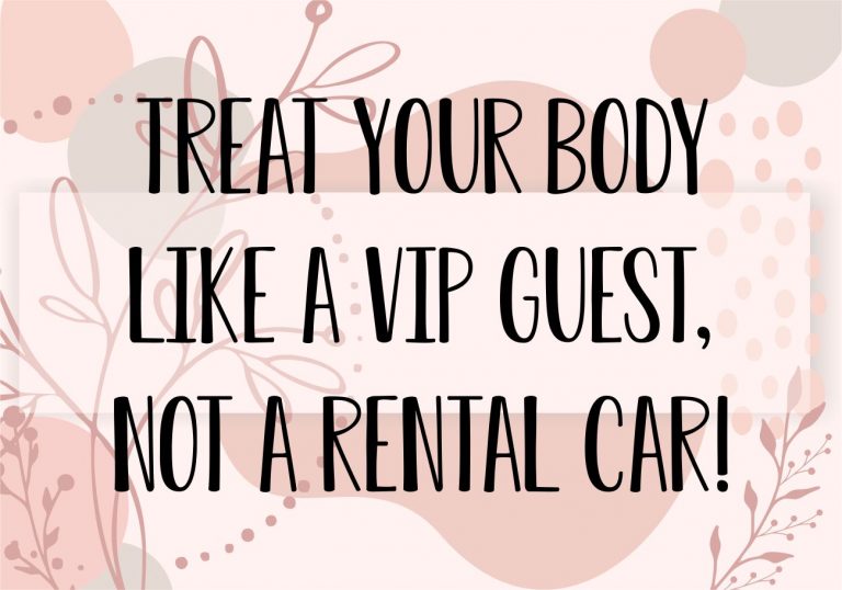 The VIP Guest: Your body